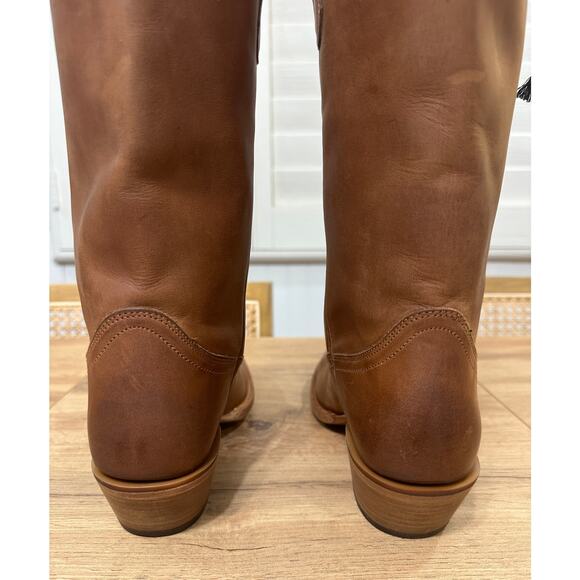 Cleo + Wolf Women's Ivy Western Cowboy Boots Brown Leather Size 9 NWOB Stylish - Picture 13 of 16